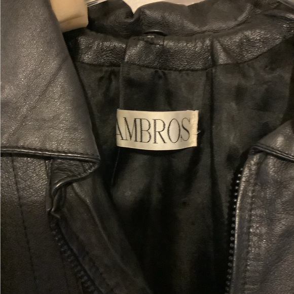 Mens leather bomber jacket - Picture 4 of 6